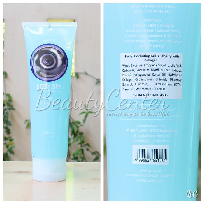 [BPOM] HANASUI BODY SPA 4 RASA | BODYSPA GEL PERONTOK DAKI + COLLAGEN