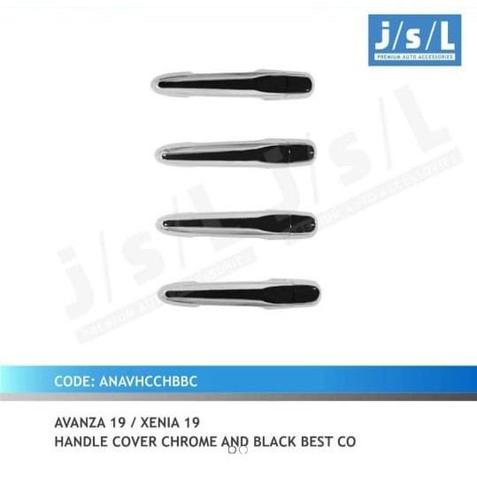 HANDLE COVER ALL NEW AVANZA XENIA CHROME KOMB BLACK
