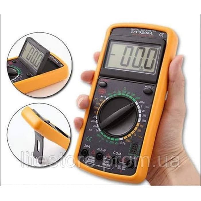 Multimeter Digital Multi tester DT9205 Layar Adjustable Jumbo