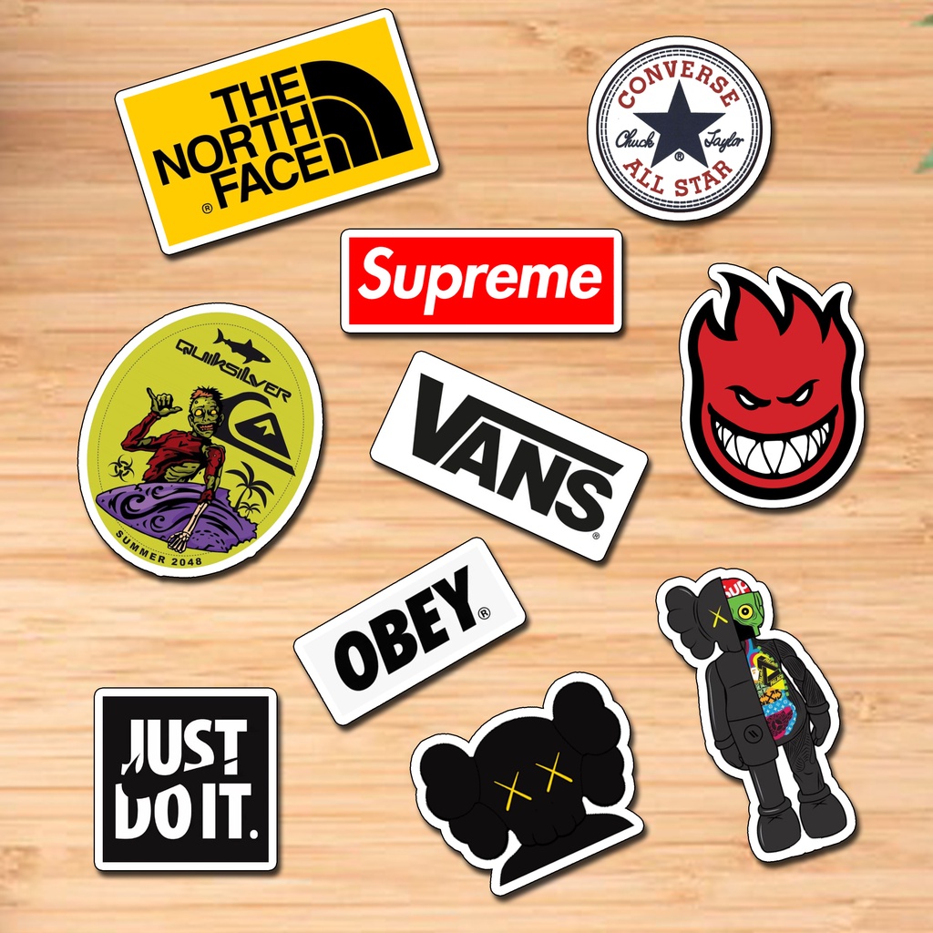 

10pcs Stiker Aesthetic Case Handphone Hypebeast Untuk Case Handphone Laptop Tumblr Dan Lainnya