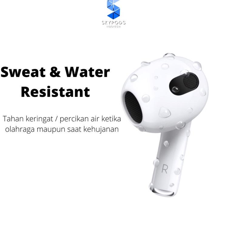 (O7Q6) Sky Pods Gen 3 2022 Wireless Charging Case (Highest Upgrade + Spatial Audio) by Skypods Indon