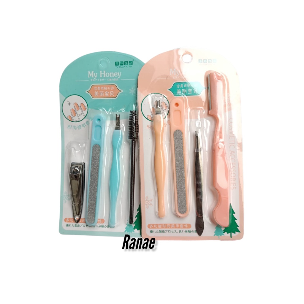 YUHUAN Manicure Set isi 4 / Perawatan Kuku