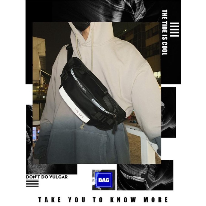 Tas Selempang Pria / Waist Bag Waterproof / Tas Selempang SL090