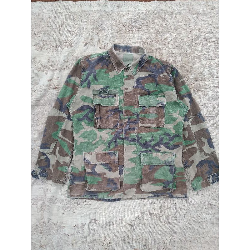 jaket militer army camouflage m65 second original