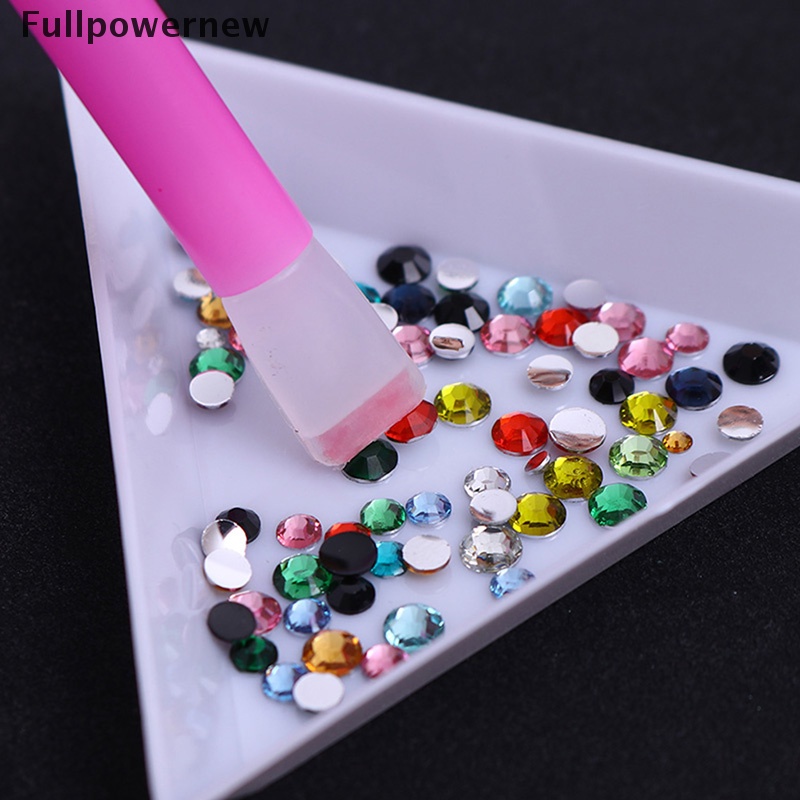 [FULL] 5Pcs/set Dual-ended Nail Art Rhinestone Gem Picker Pink Dotting Pen Manicure