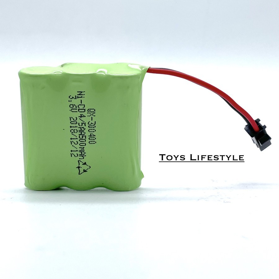 Baterai Battery Charge Remote Control R/C 3.6V 500 mAh dgn Connector