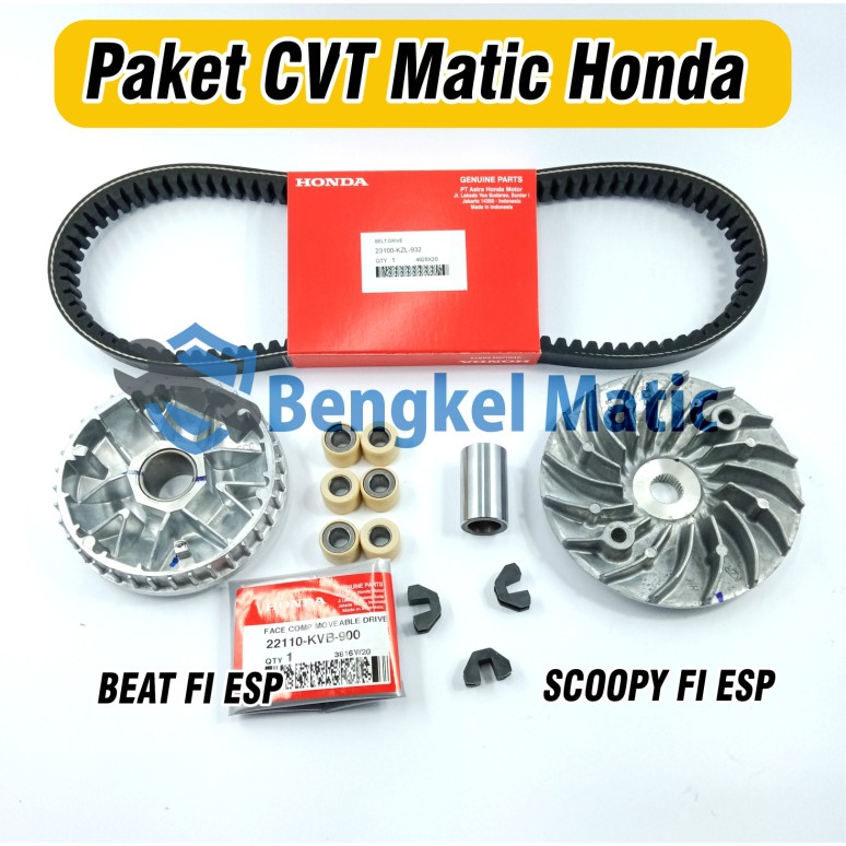 Paket Cvt Honda Beat Fi Esp Belt Beat Roller Beat Scoopy Fi Rumah Roller Bengkel Matic Shopee 1201