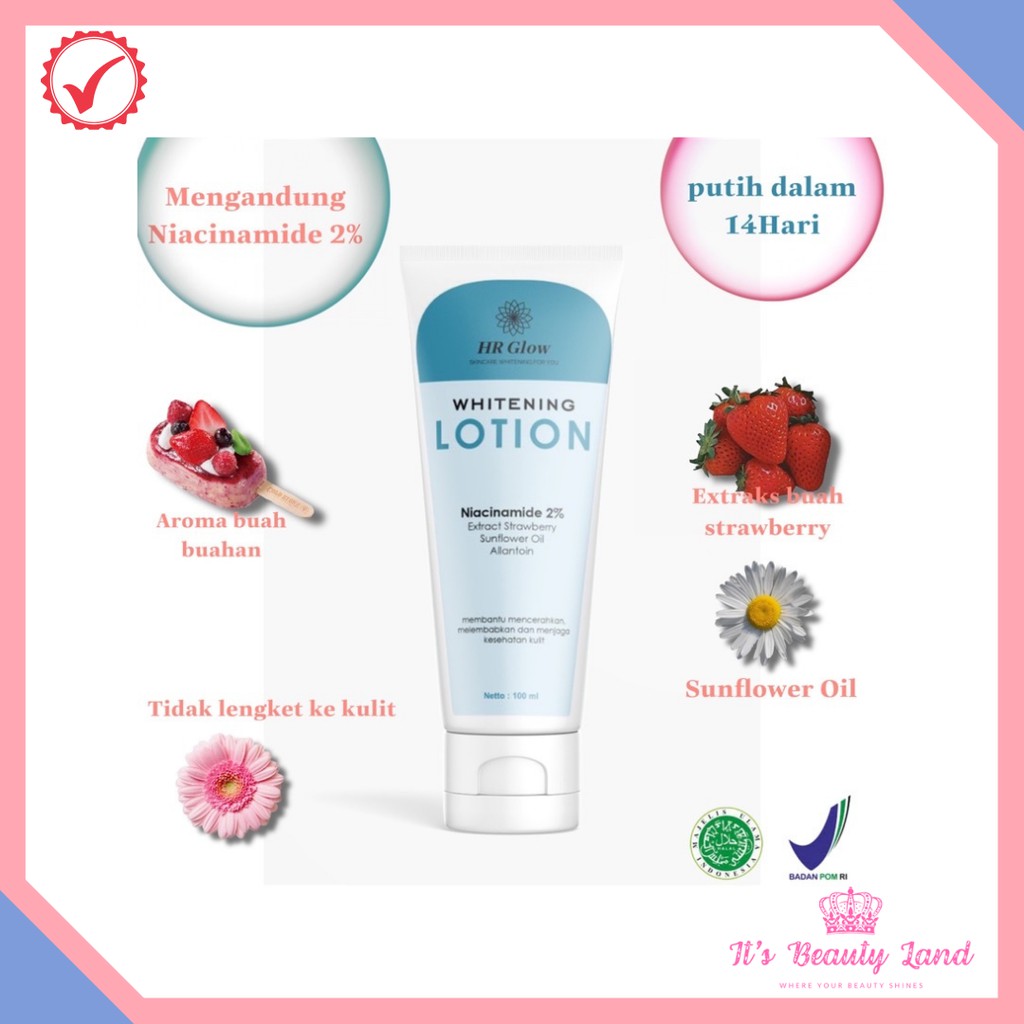 HR Glow Whitening Lotion Niacinamide 2% - 100ml