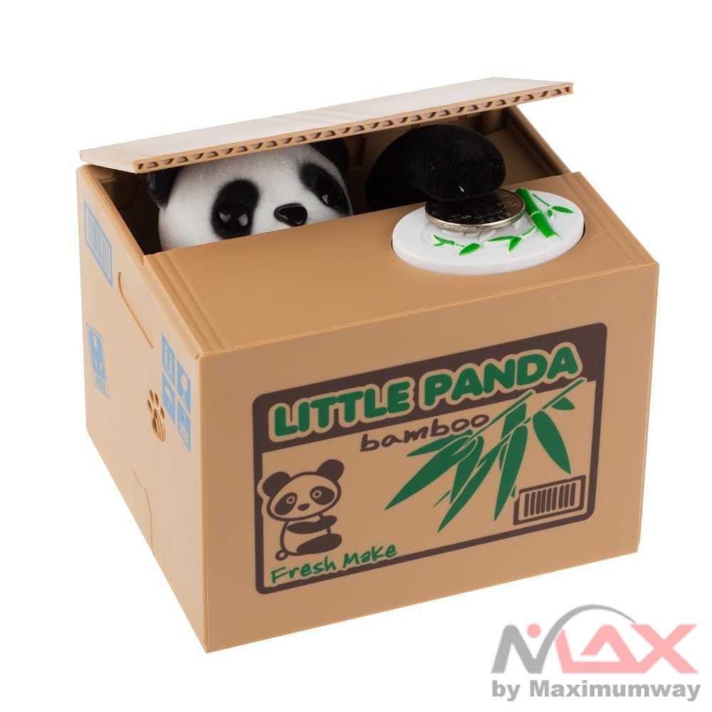 mainan panda Celengan Panda Steal Money Little Panda Piggy Bank Warna Putih