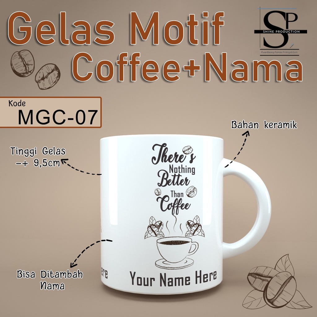 Mug Coffee Bahan Keramik Anti Luntur