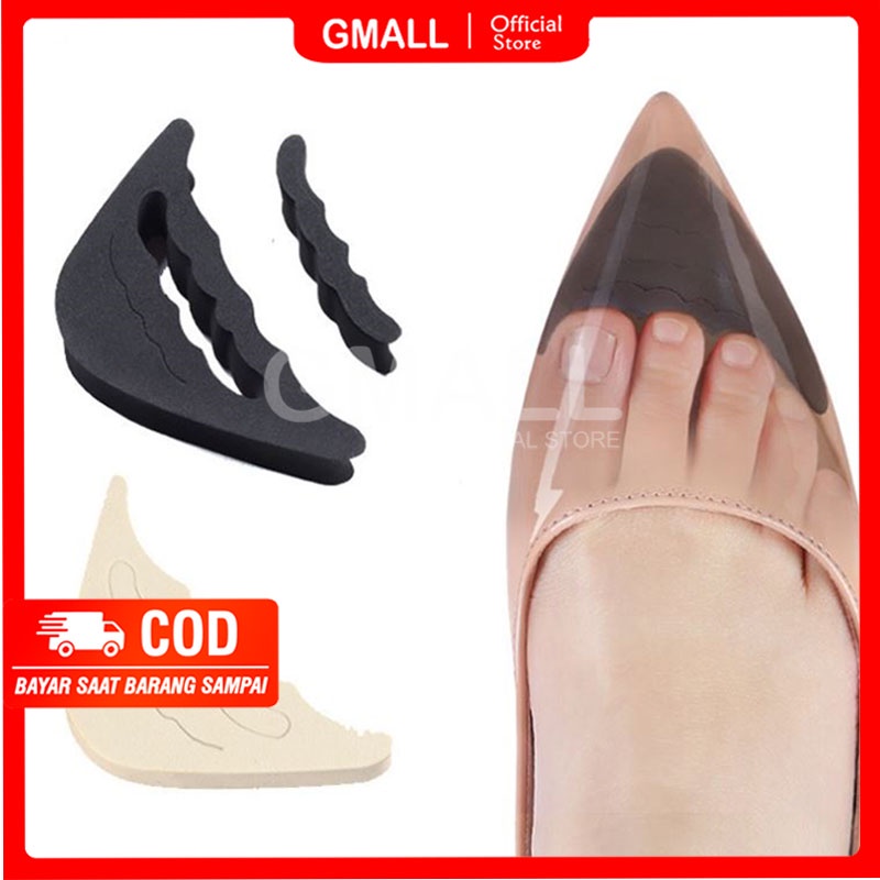 1 Pasang Pengganjal Ganjalan Ganjelan Bantalan Ganjal Ganjel Busa Spons Insole Insol Sol Alas Sepatu Kebesaran Wanita 3 Layers GMALL AS0001