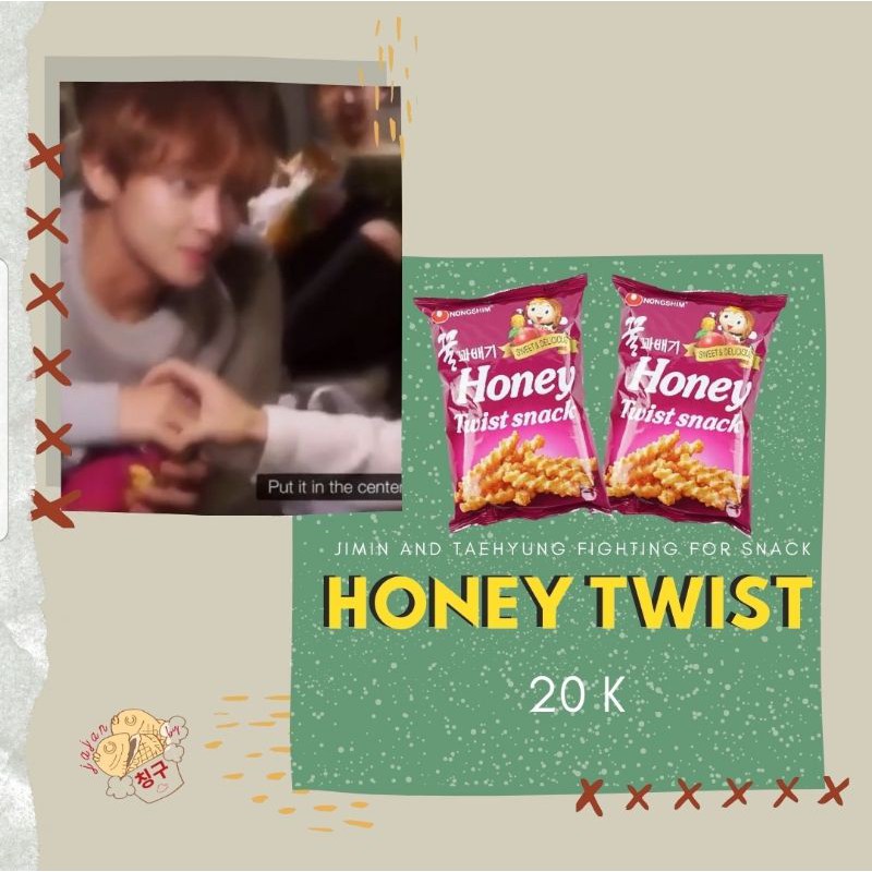 

Kkwabegi Honey Apple Twist Snack Korea