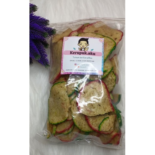 

READY TERMURAH‼️KERIPIK/KERUPUK LEKO (DARI IKAN ASLI) camilan enak /jajanan