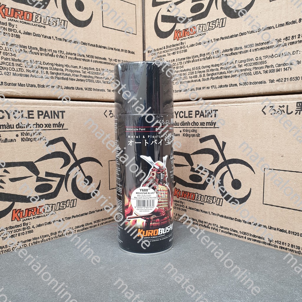 Samurai Paint Yamaha Movistar Blue Y688 Y 688 Pilox Pylox Pyloc Biru Moviestar Shopee Indonesia