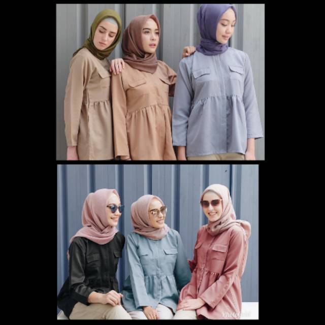 POCKET BLOUSE by Vanilla Hijab
