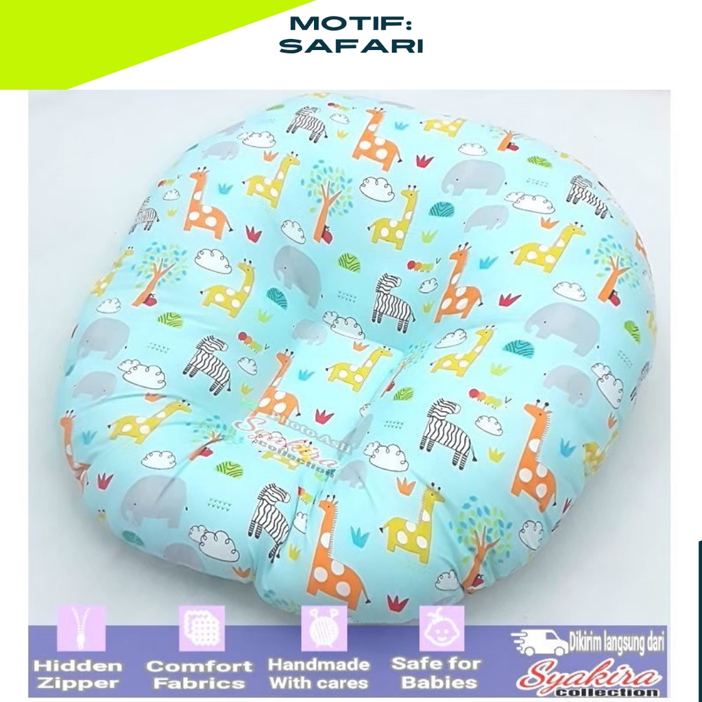 Bantal sofa bayi baby lounge anti gumoh free taa mika