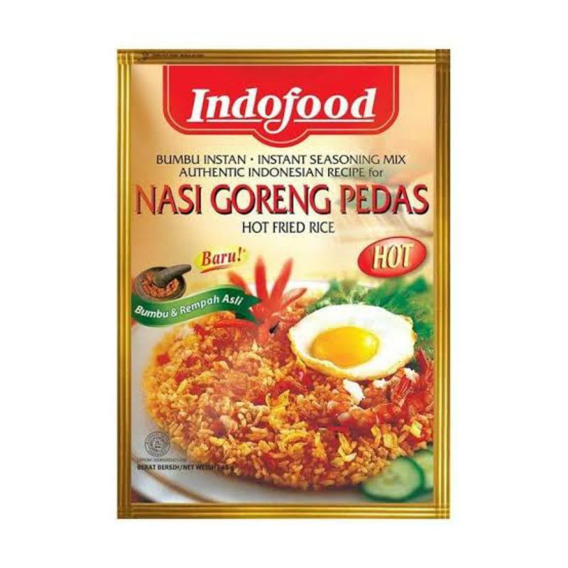 

Indofood Bumbu Instant Nasi Goreng Pedas 45gr