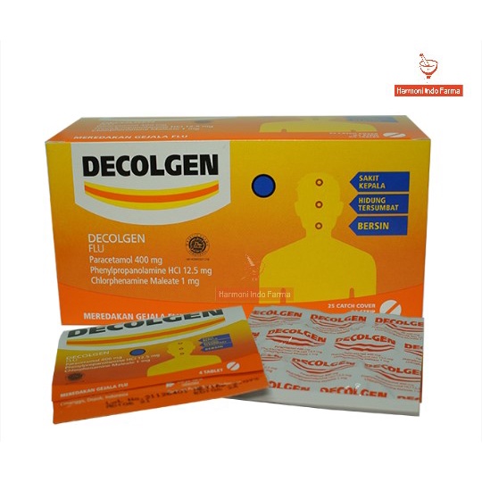 Jual Decolgen Tablet (1 strip = 4 tablet) | Shopee Indonesia