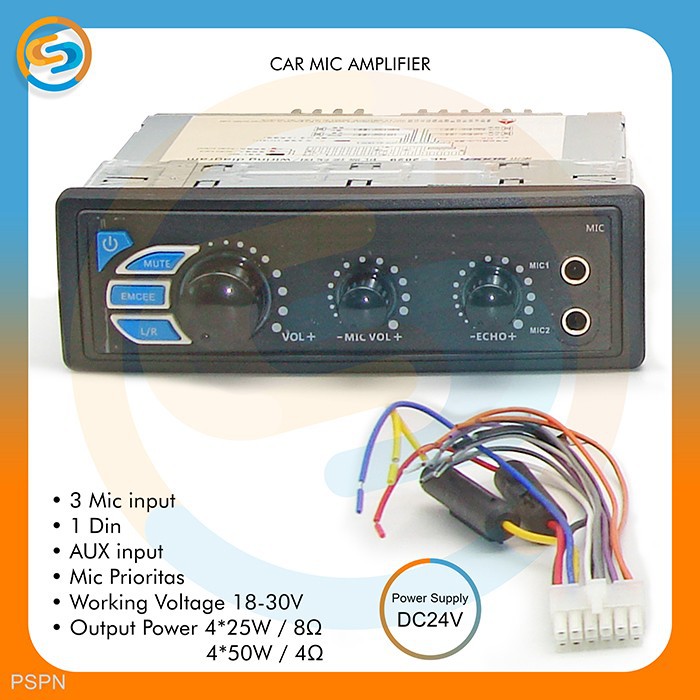 CAR MIC AMPLIFIER PSPN