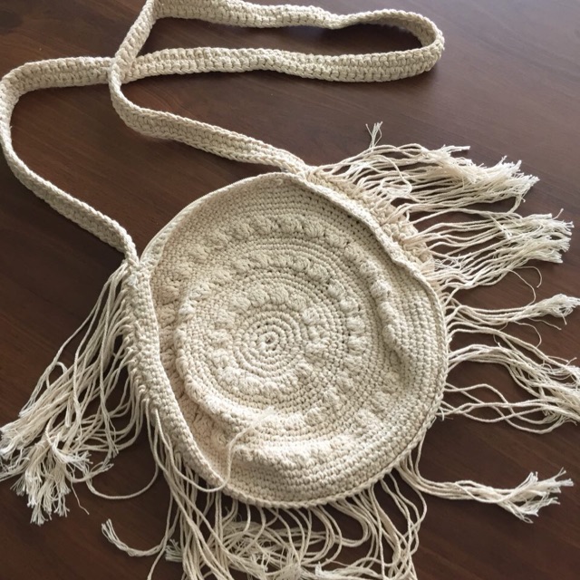 Tas Bali Rajut Bulat