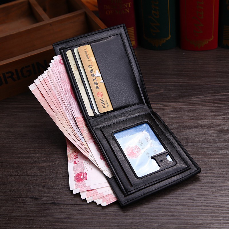 Highland Dompet Kulit Pria Lipat Short Wallet Import Dompet Pendek Pria TDP03