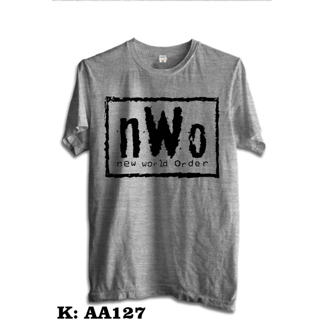 KAOS BAJU DISTRO NWO (NEW WORLD ORDER) SUPER LEMBUT