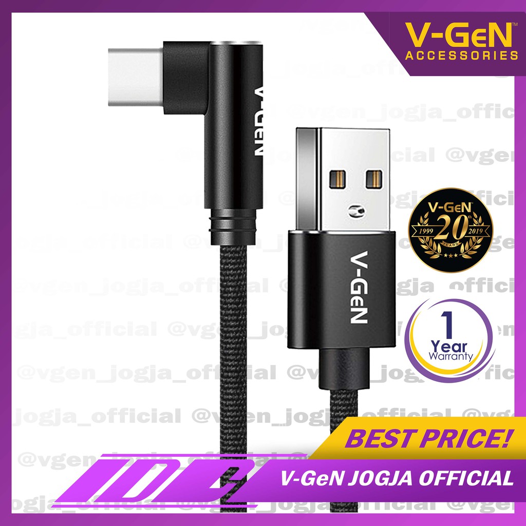 Kabel Type-C V-GeN CT1-07 GAMING L Fast Charging