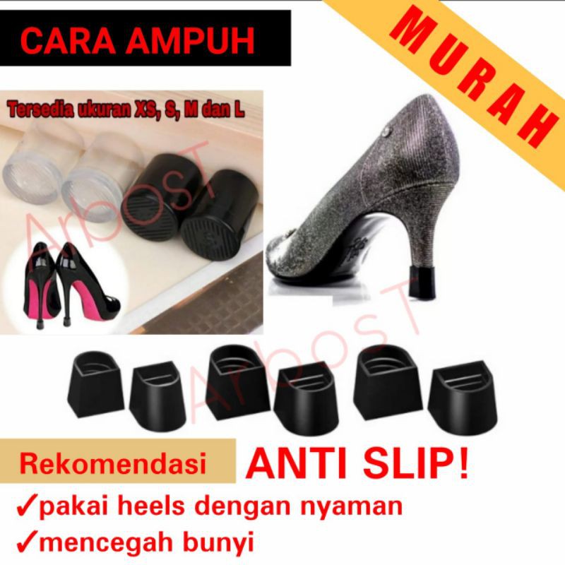 Protector Insole Pelindung High Heels Anti Slip Sticker Sol Sepatu Bantalan Kaki Depan Pereda Nyeri