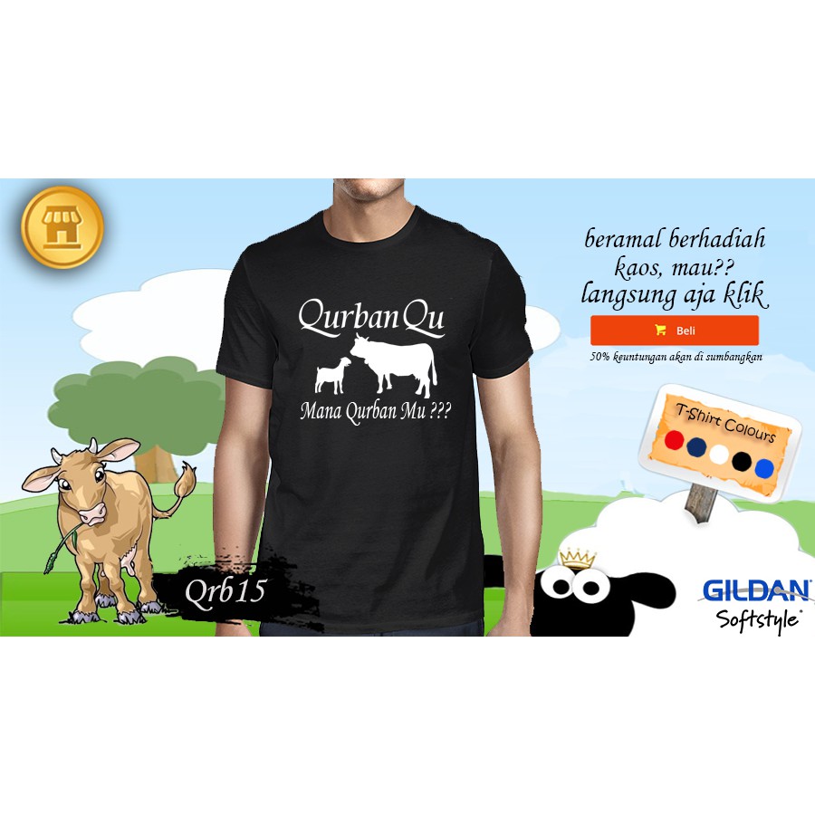 Kaos Desain Qurban Ku Logo 15 Shopee Indonesia