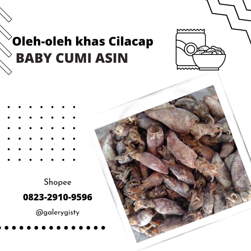 

Baby cumi asin 1/4 kg