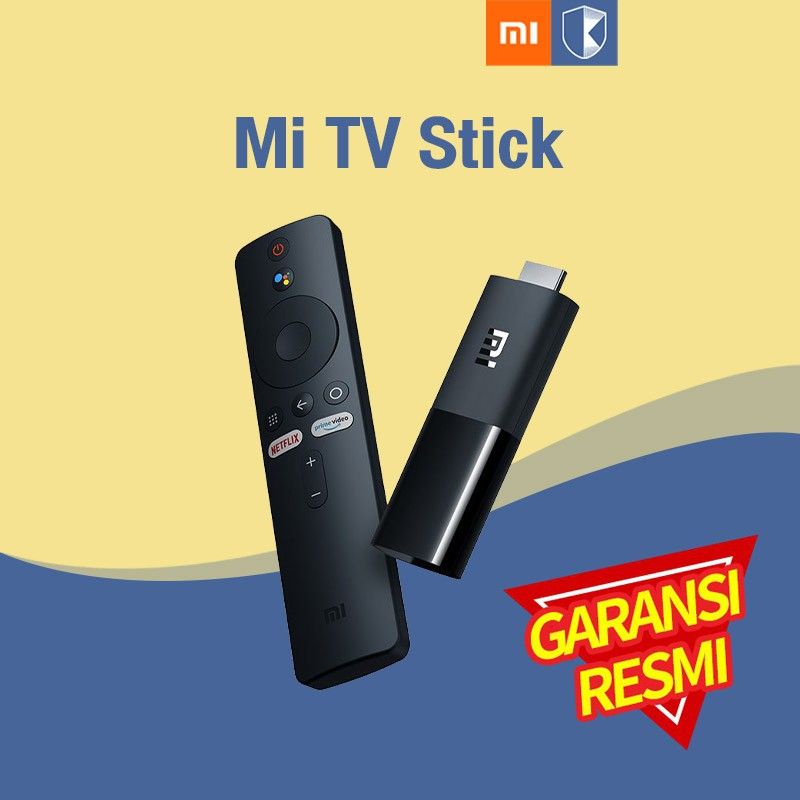 XIAOMI MI TV STICK MI-STICK INTERNET UNLIMITED SMART ANDROID TELEVISI STREAMING JARINGAN LANCAR ORI