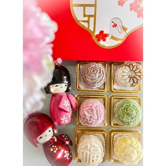 

Snowskin mooncake Snow skin mooncake mooncake dingin mochi mooncake tersedia 6 rasa