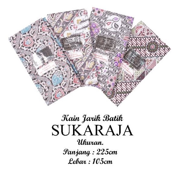 KAIN PANJANG / KAIN JARIK BATIK SUKARAJA / KAIN SAMPING KEBAT PANJANG