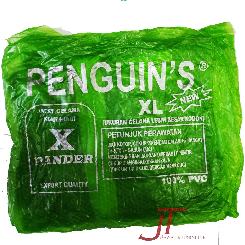 Jas Hujan Penguins Jaket Celana XPander Kombinasi PVC Jas Hujan Pinguin