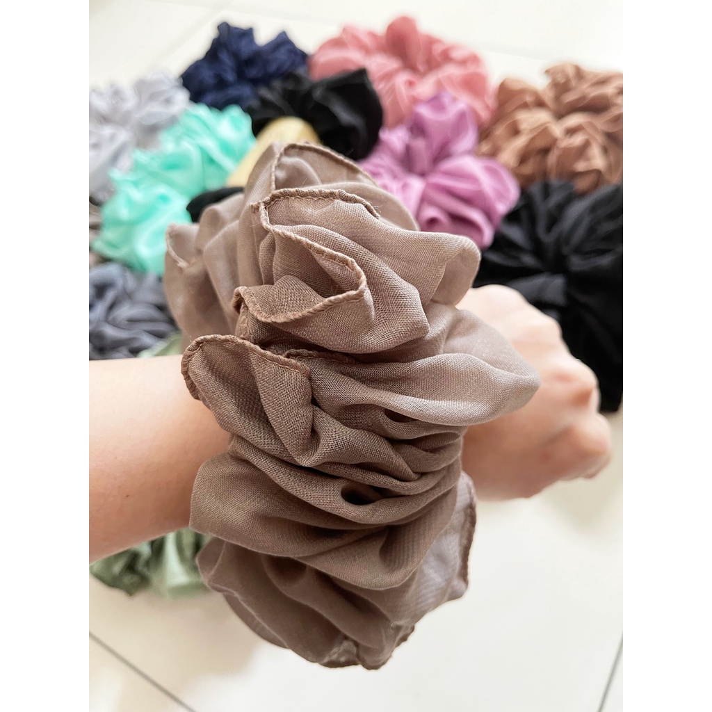 SCRUNCHIE / IKAT RAMBUT SCRUNCI / CEPOL RAMBUT / FASHION HIJAB / FASHION WANITA / TERMURAH