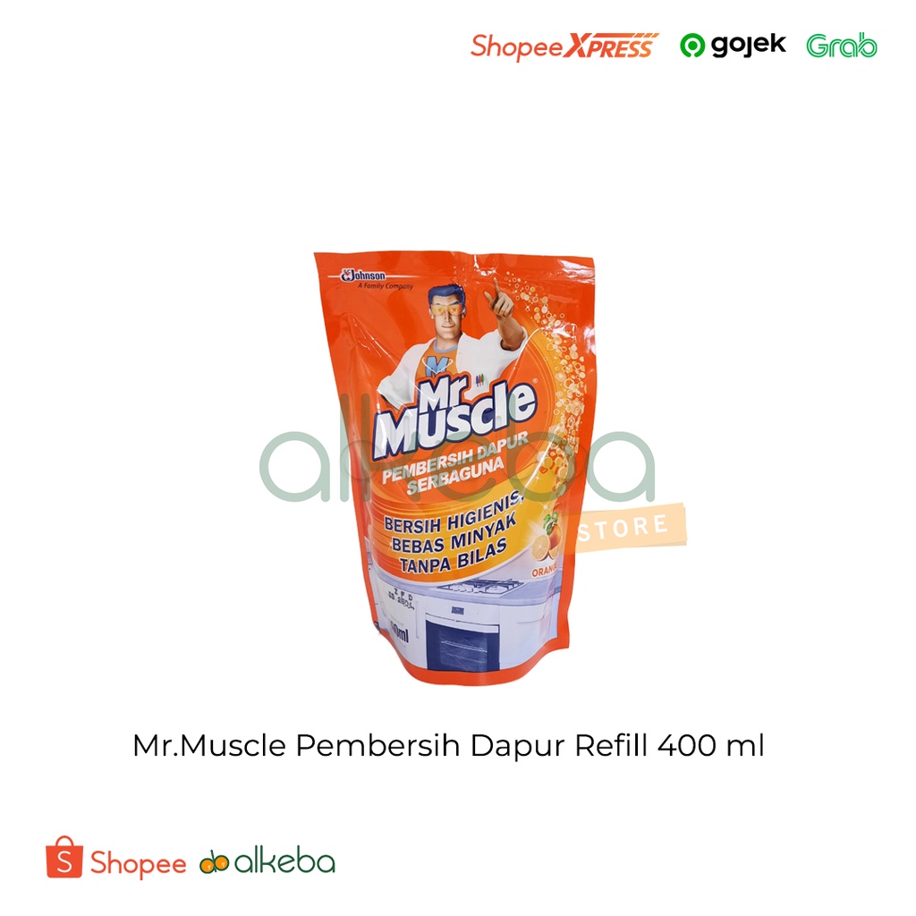 Mr Muscle Pembersih dapur serbaguna - kitchen refill 400 ml