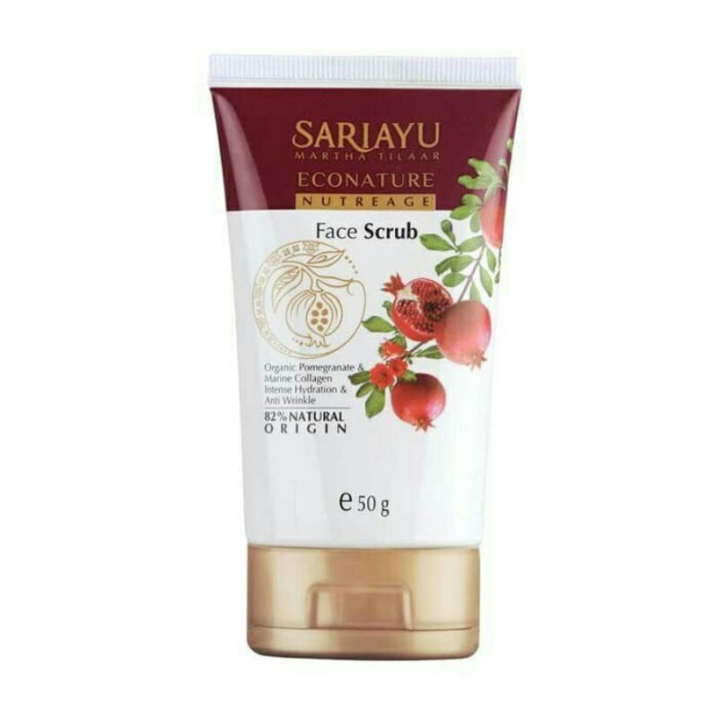 Sariayu Econature Peel of mask dan Econature Face scrub