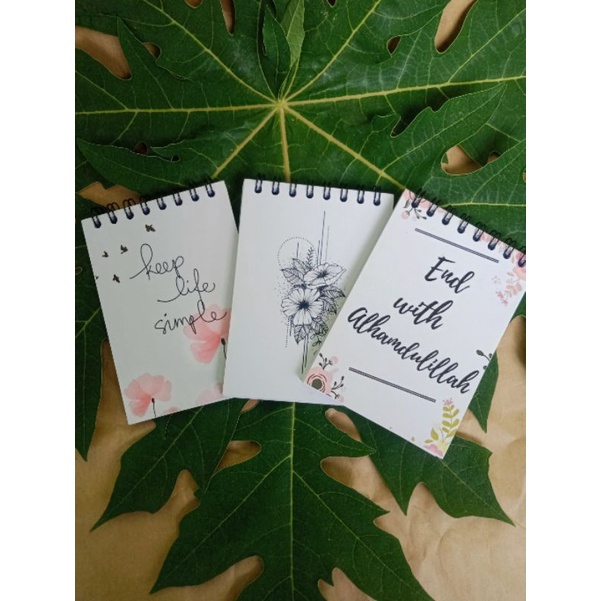 

notebook mini/memo cover simpel/buku catatan kecil, ukuran A7