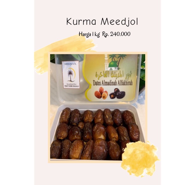 

Kurma Meedjol 1 Kg