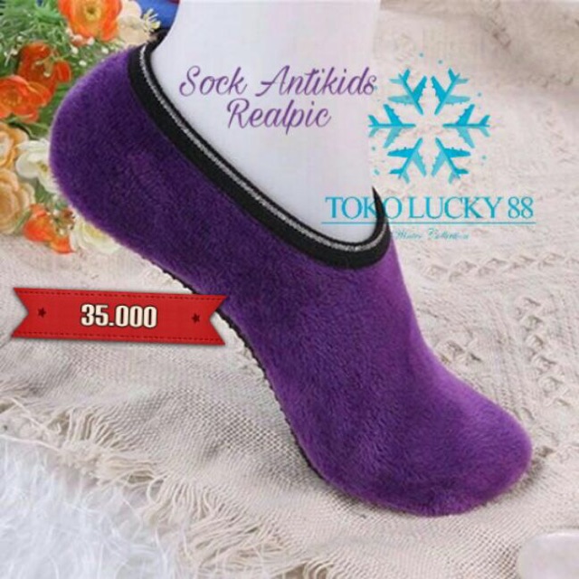 IMPORT MOLLAD Sock Antiskid Kaos Kaki Tidur Antislip Winter Indoor