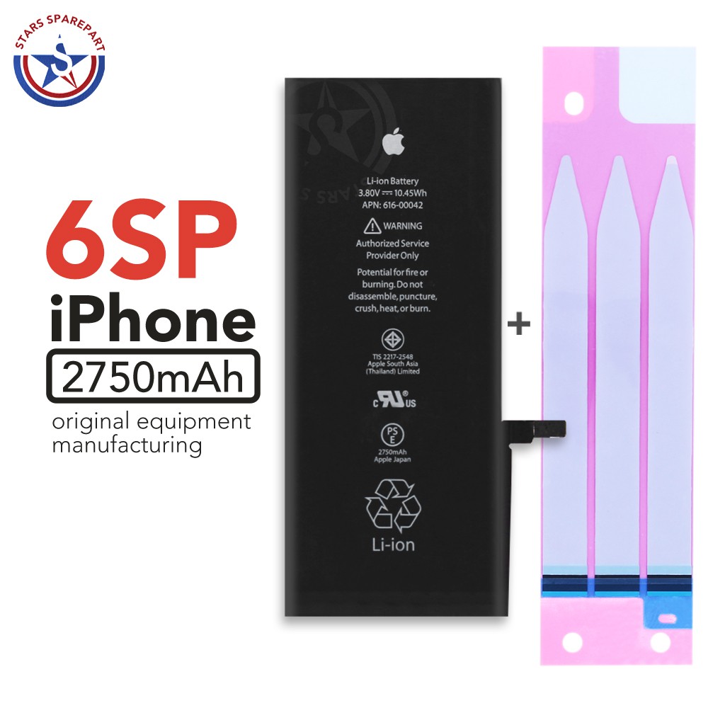 Baterai Battery Batere Batre iPhone 6S Plus 6S + 100%