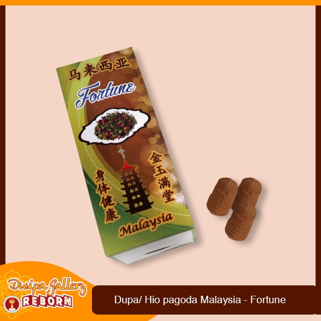 Dupa Hio Buhur Kerucut Cone Pagoda Malaysia - Fortune 50pcs