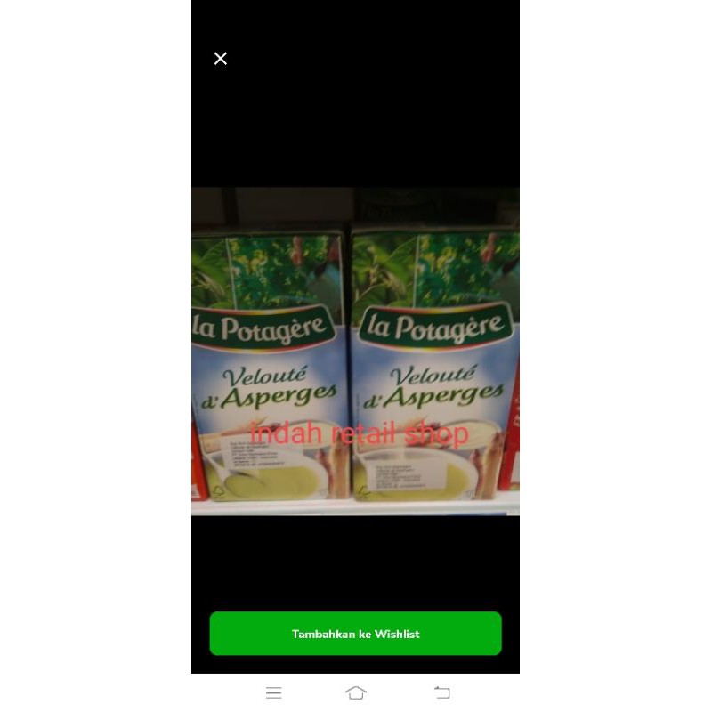 

La Potagere Asparagus Soup 1lt