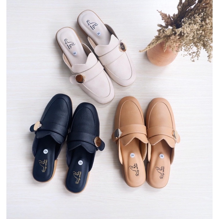 MAGGIE MULES - Sepatu wanita /flatshoes wanita