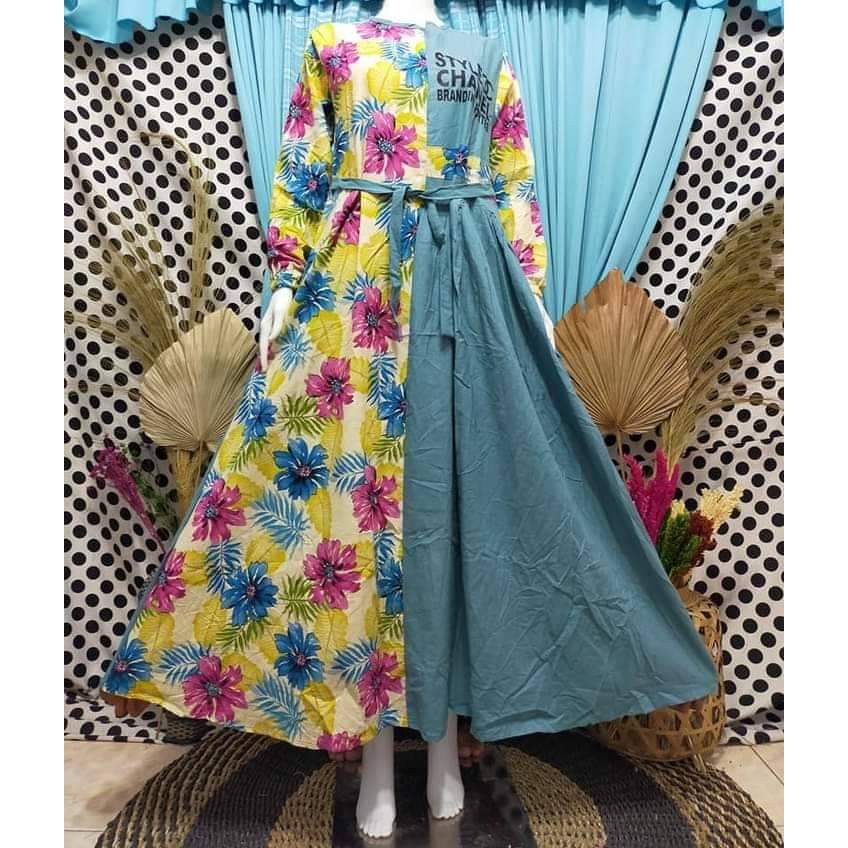 LANGSUNG KIRIM gamis style chanell terlaris/gamis terbaru