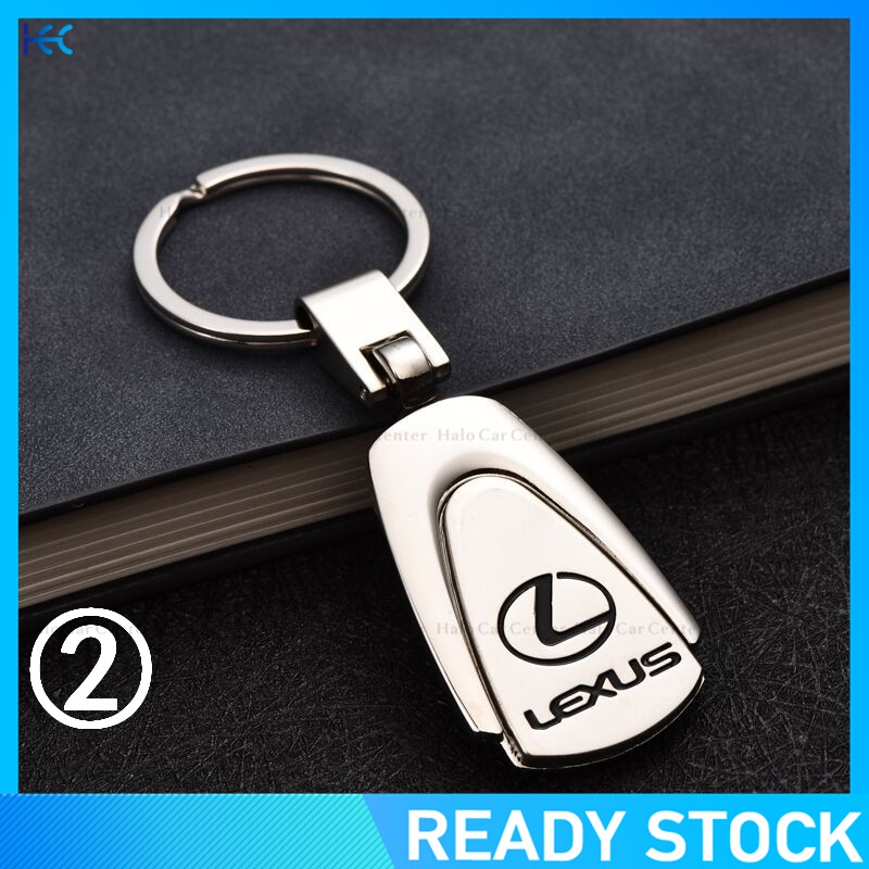 【Ready Stock】Alloy Metal Logo Motorcycle Keychain Car keychain SET for LEXUS