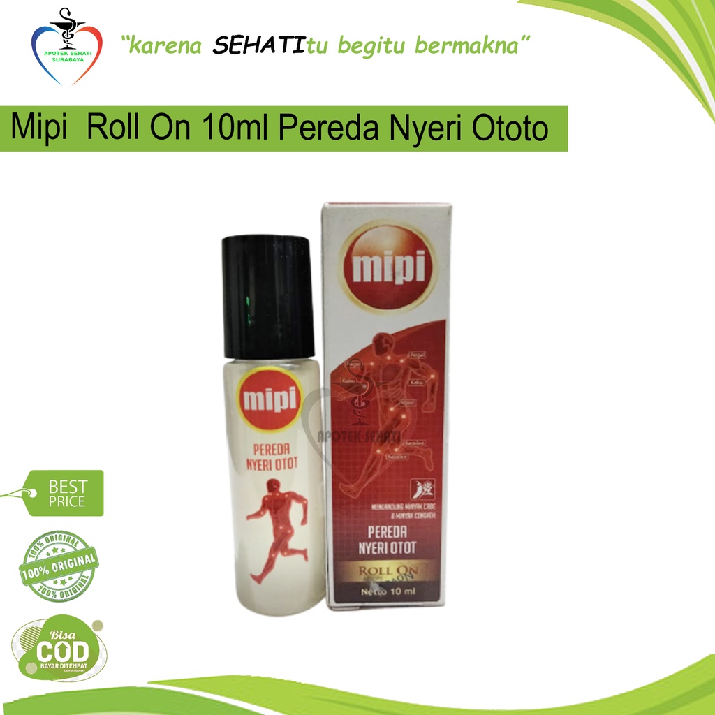 MIPI ROOL ON 10ML OBAT OLES SAKIT KEPALA MASUK ANGIN