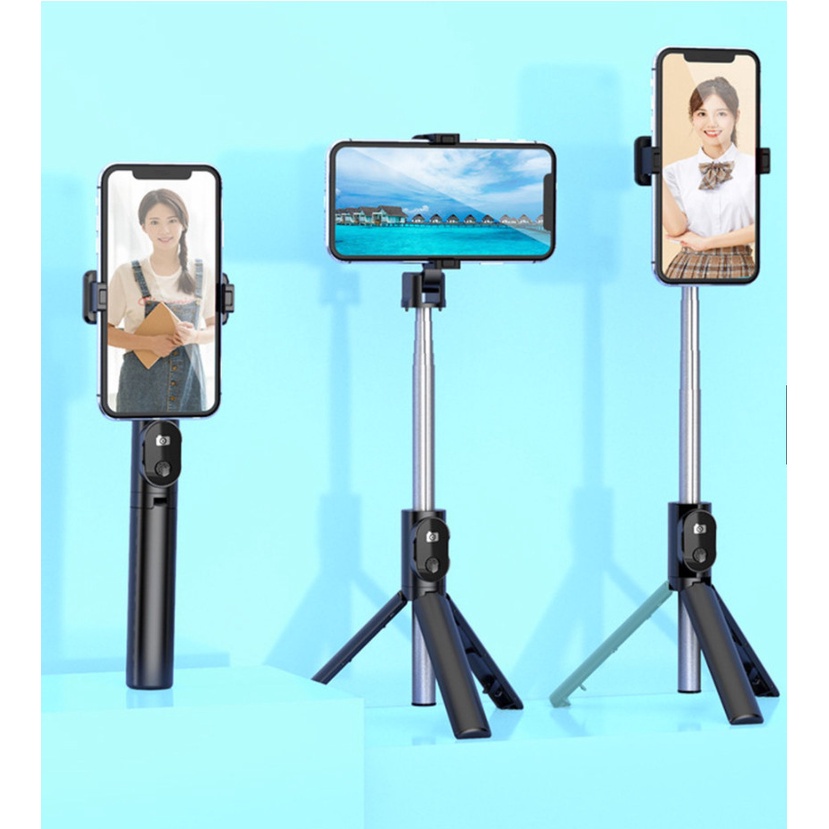 Tongsis Monopod 3 IN 1 Selfie Stick Tripod Remote Shutter P20S