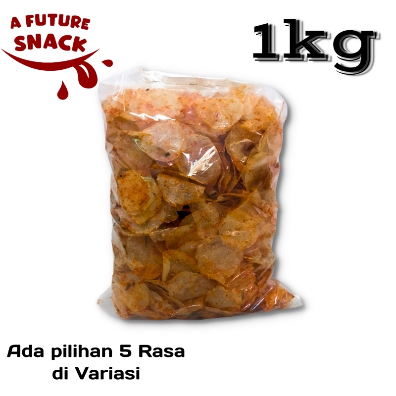 

Keripik Kaca 1kg Pedas Daun Jeruk | Kripca Banyak Rasa Grosir