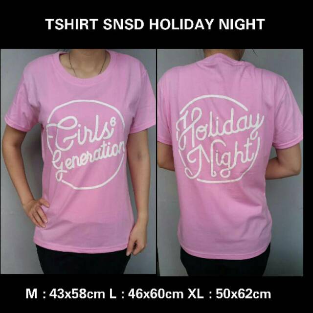 Tshirt SNSD holiday night
